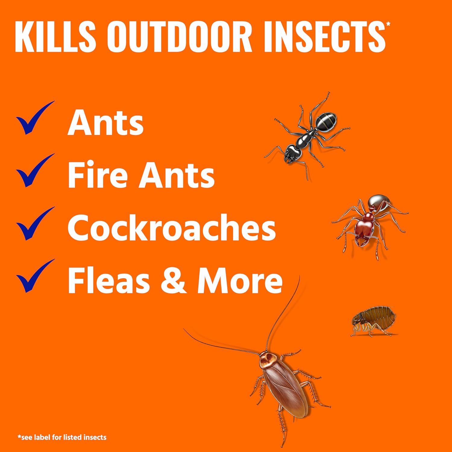 TERRO Ant Killer Plus Multi-Purpose Insect Control for Outdoors - Kills Fire Ants, Fleas, Cockroaches, and Other Crawling Insects - 3lb Shaker Bag - T901-6