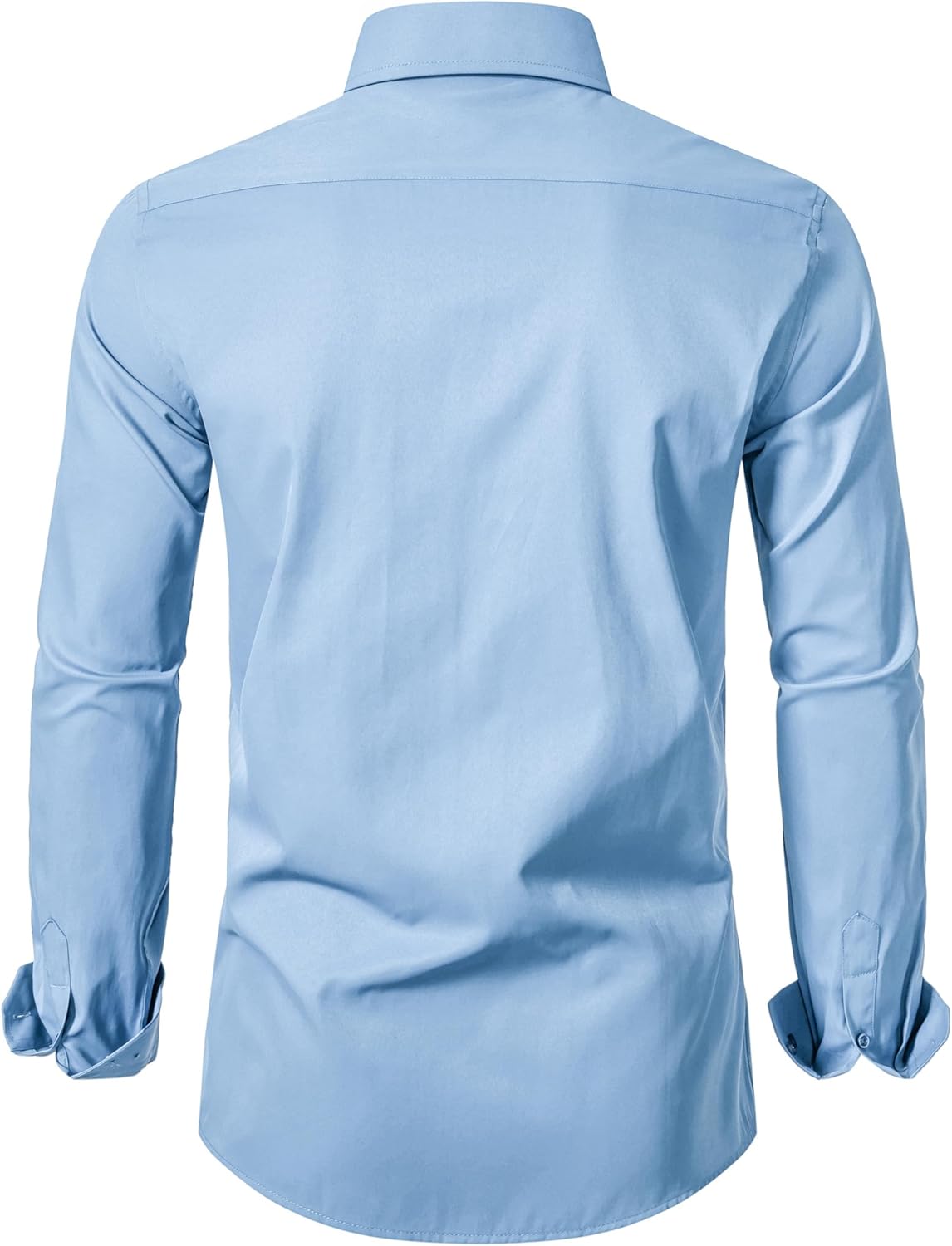 BEILU Stretch Mens Slim Fit Dress Shirts Formal Long Sleeve Button Down Shirts