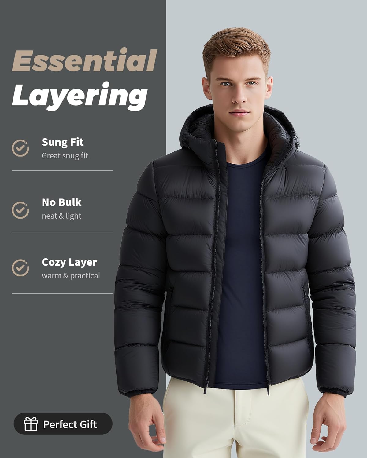 WEERTI Thermal Underwear for Men Long Johns with Fleece Lined Base Layer Men Cold Weather Top Bottom