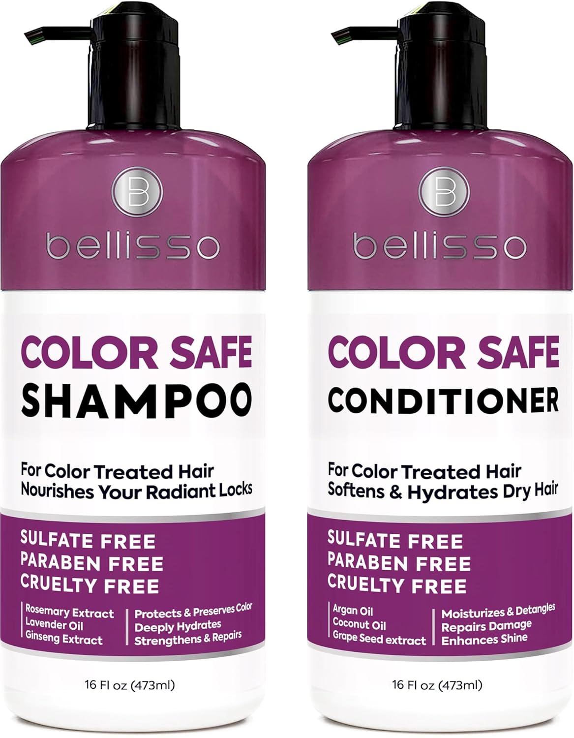 Biotin Shampoo and Conditioner Set - Sulfate and Paraben Free Treatment for Men and Women - Hair Thickening Volumizing Products to Help Boost Thinning Hair with Added Keratin