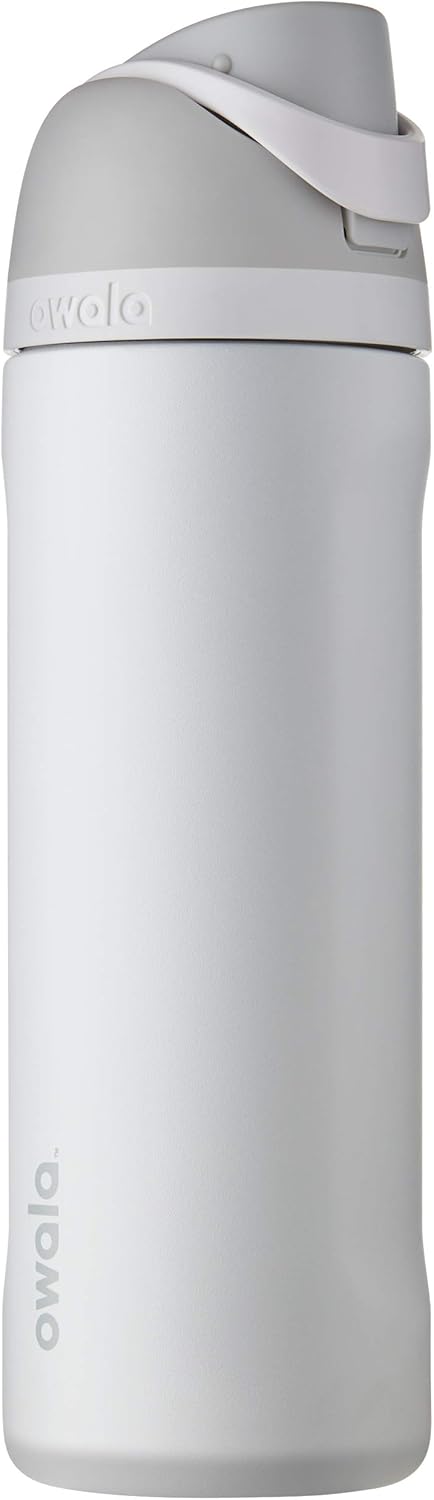 Owala FreeSip Insulated Stainless Steel Water Bottle with Straw, BPA-Free Sports Water Bottle, Great for Travel, 24 Oz, Denim