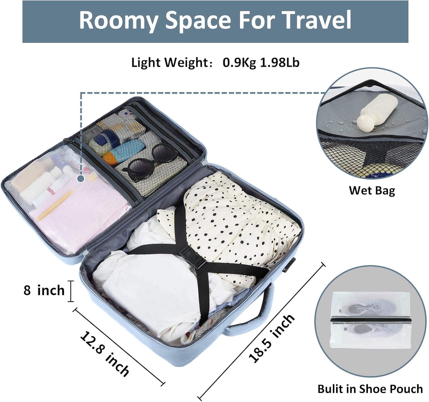 Taygeer Travel Backpack for Women, Carry On Backpack with USB Charging Port & Shoe Pouch, TSA 15.6inch Laptop Mochila Flight Approved, Nurse Bag Casual Daypack for Weekender Business Hiking, Pink