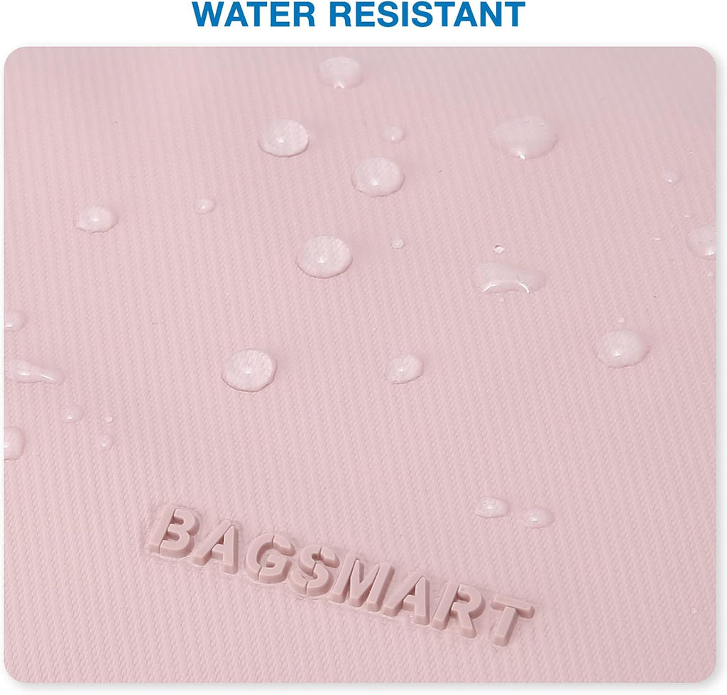 BAGSMART Toiletry Bag for Men, Travel Toiletry Organizer Dopp Kit Water-resistant Shaving Bag for Toiletries Accessories, Door Room Essentials, Black-medium