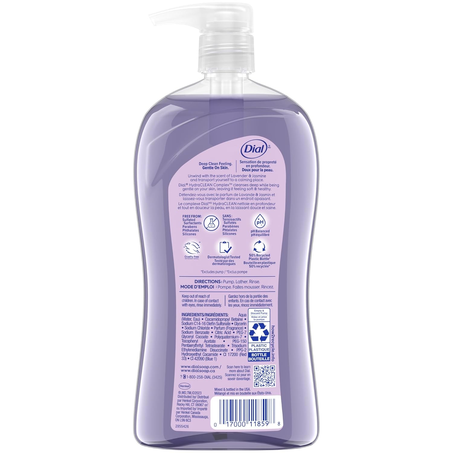 Dial Body Wash, Refresh & Renew Spring Water, 32 fl oz
