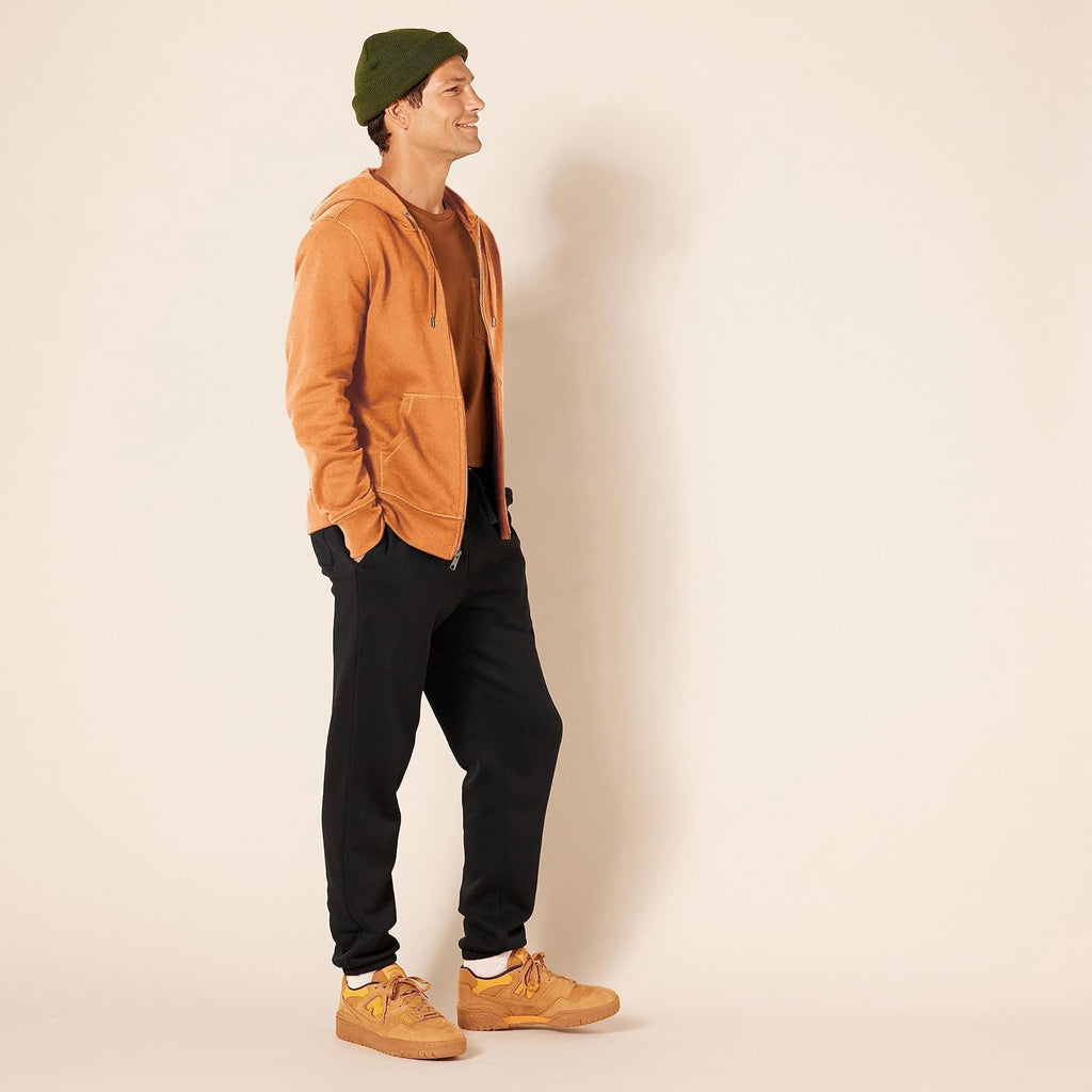 Essentials Men's Full-Zip Fleece Hoodie (Available in Big & Tall)