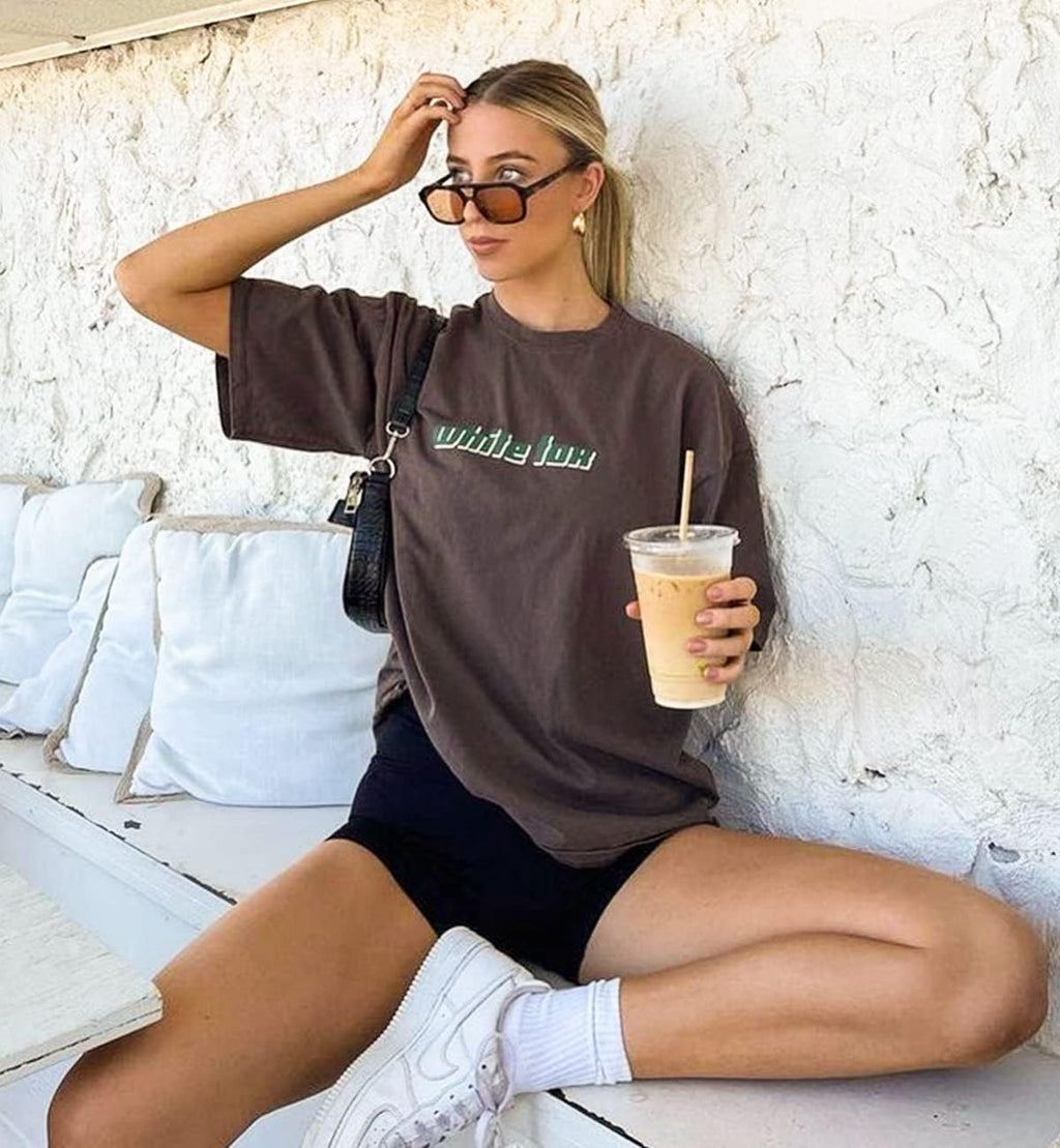 FULLSOFT High Waisted Biker Shorts for Women-5" Tummy Control Fitness Athletic Workout Running Yoga Gym Shorts