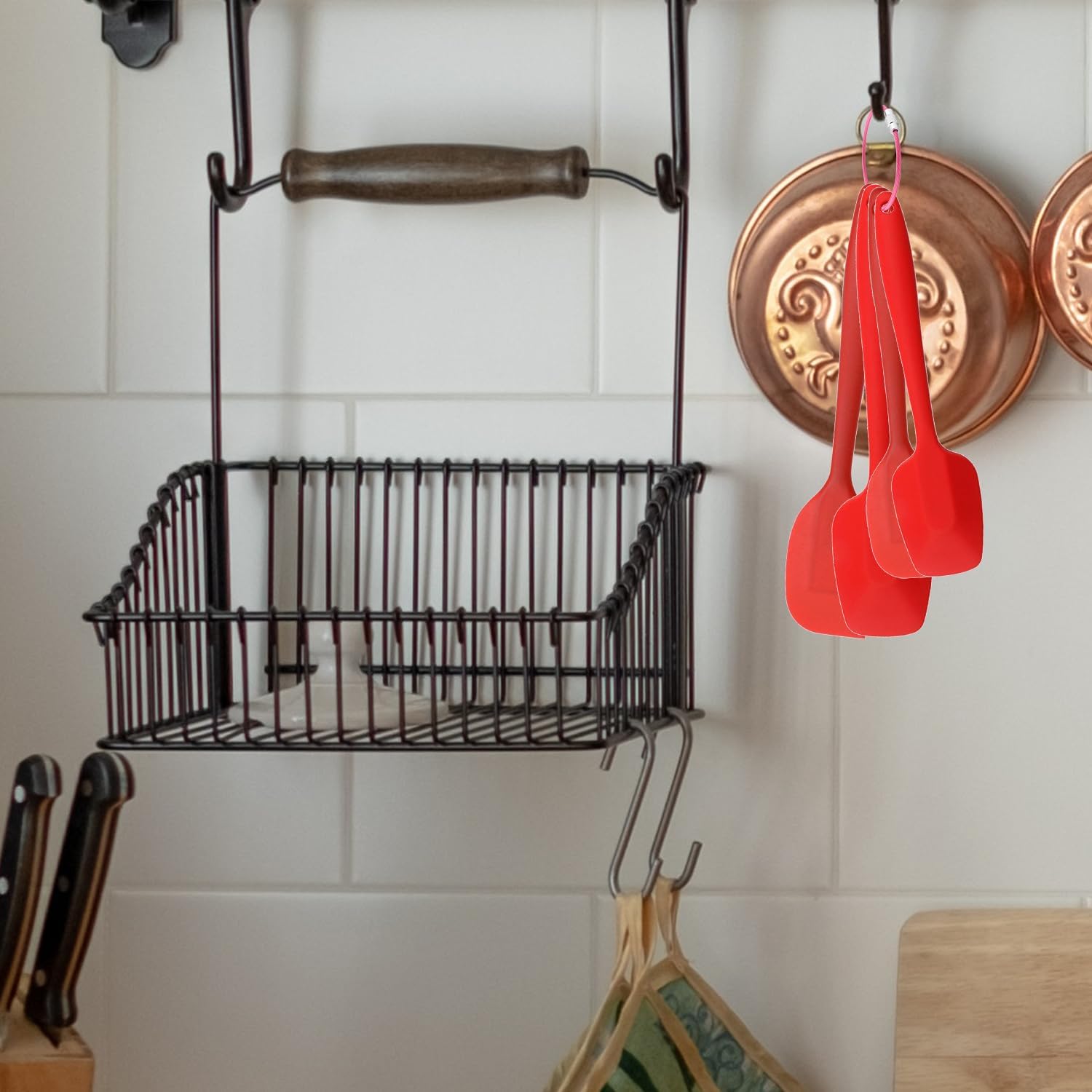 CooBigo 16 Pack Stainless Steel Loops 2mm Coated Wire Keychain Cable Large Keyrings 6 inch Key Chain for Luggage Tags, Key Tags, Keyrings, Kitchen utensils, Duster-Assorted Colors