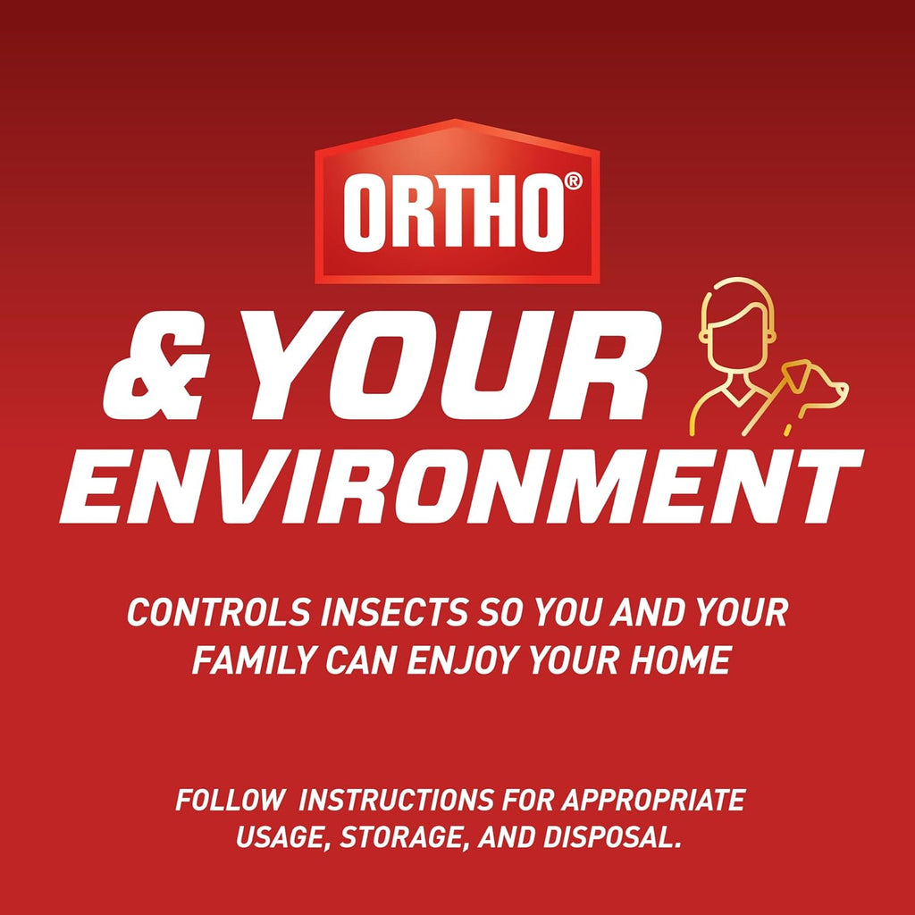 Ortho Home Defense Insect Killer for Indoor and Perimeter2 with Comfort Wand, Controls Ants, Roaches, Spiders and More, 1.33 gal