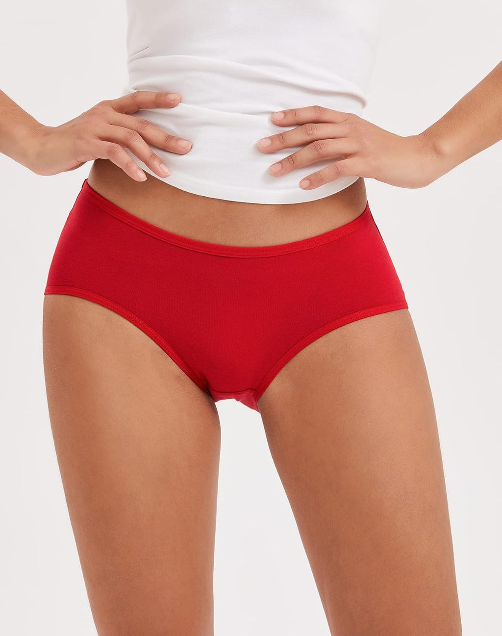 INNERSY Womens Underwear Cotton Hipster Panties Regular & Plus Size 6-Pack