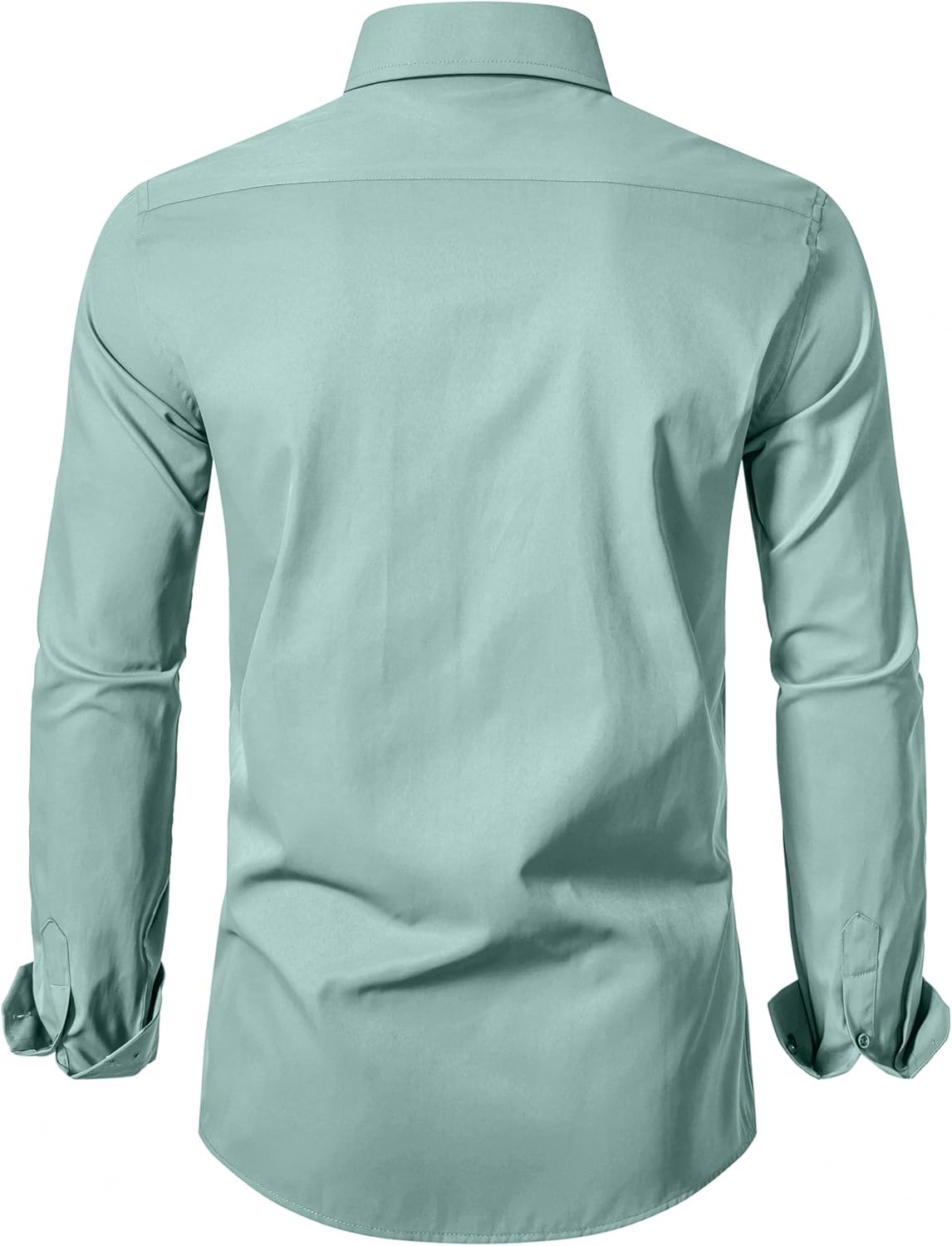 BEILU Stretch Mens Slim Fit Dress Shirts Formal Long Sleeve Button Down Shirts