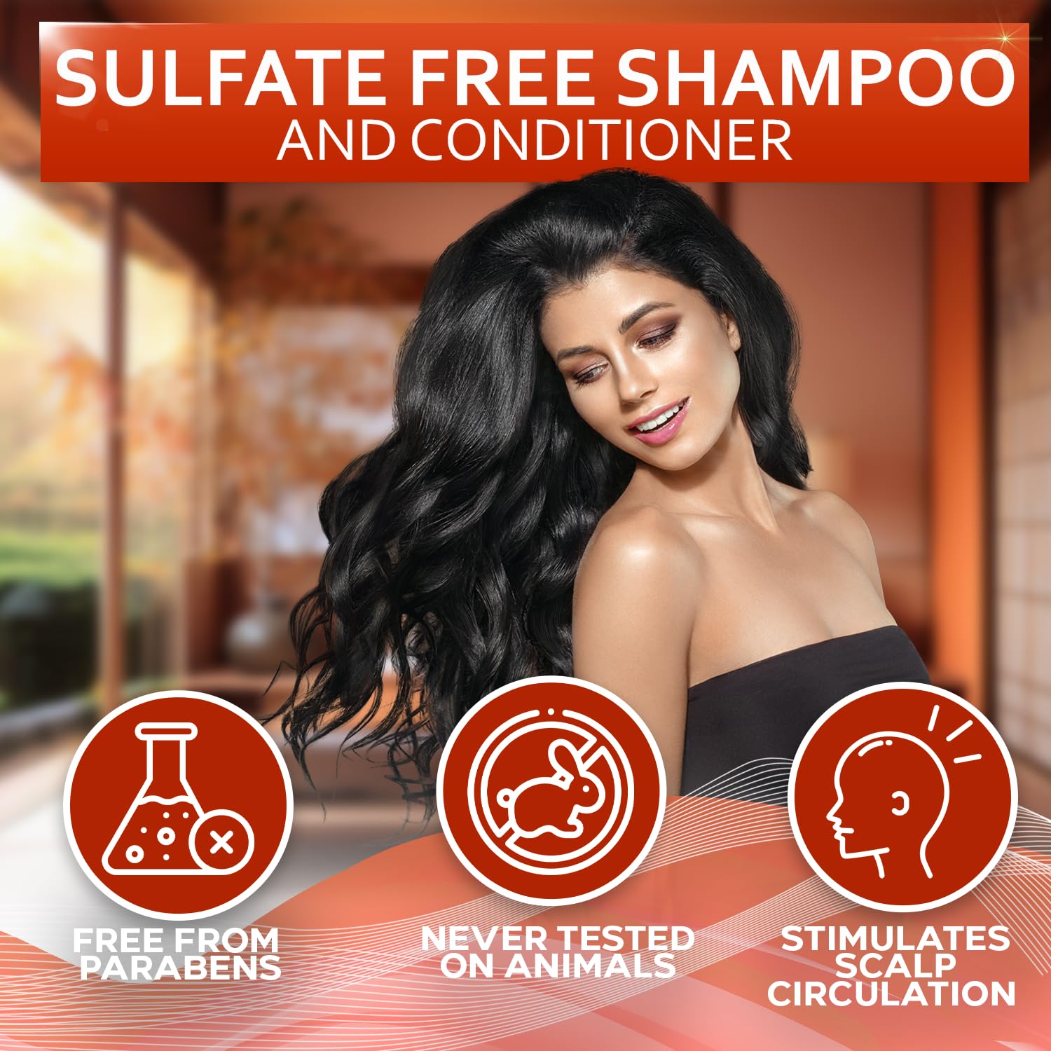 Biotin Shampoo and Conditioner Set - Sulfate and Paraben Free Treatment for Men and Women - Hair Thickening Volumizing Products to Help Boost Thinning Hair with Added Keratin