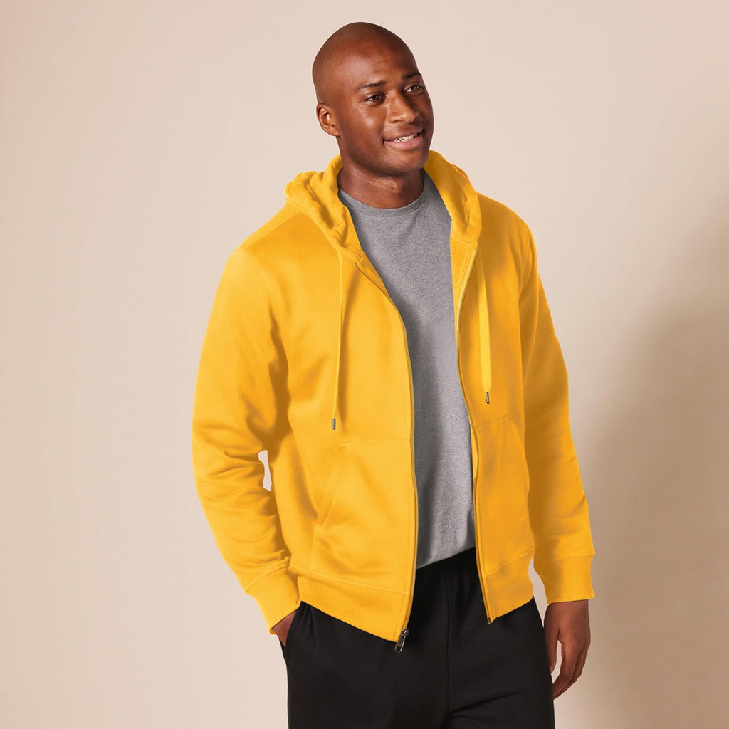 Essentials Men's Full-Zip Fleece Hoodie (Available in Big & Tall)