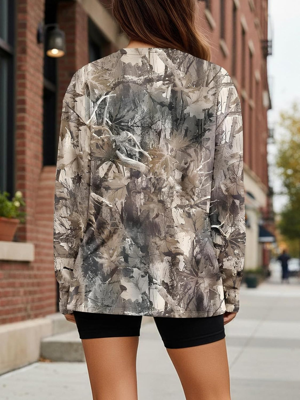 Trendy Queen Womens Oversized Long Sleeve T Shirts 2025 Basic Crewneck Tee Fall Tops Casual Workout Y2K Clothes