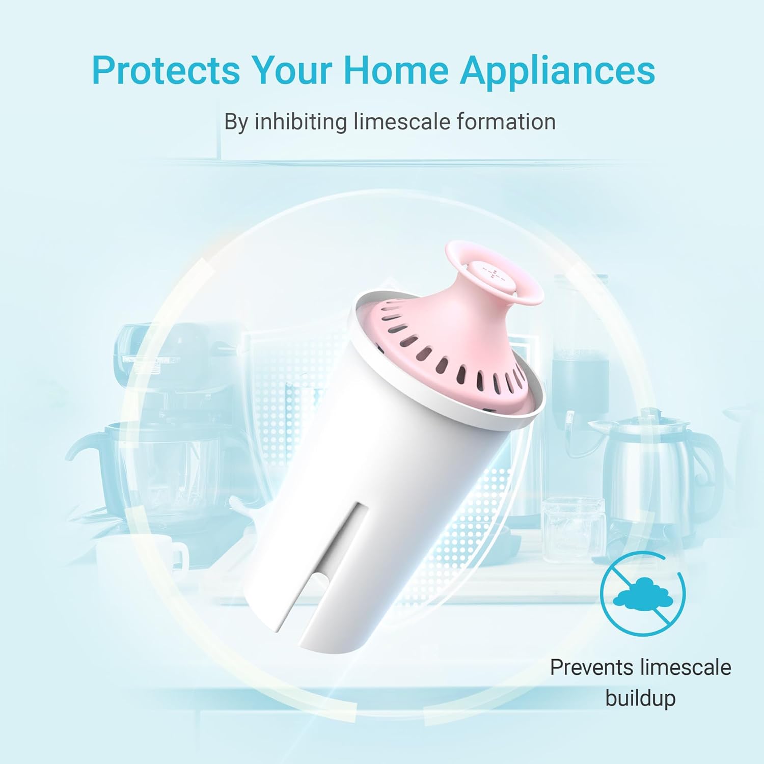 AQUA CREST Replacement for Brita Filter, Brita Water Pitchers and Dispensers, Classic OB03, Mavea 107007, and More, NSF Certified Pitcher Water Filter, 1 Year Filter Supply, 6 Count