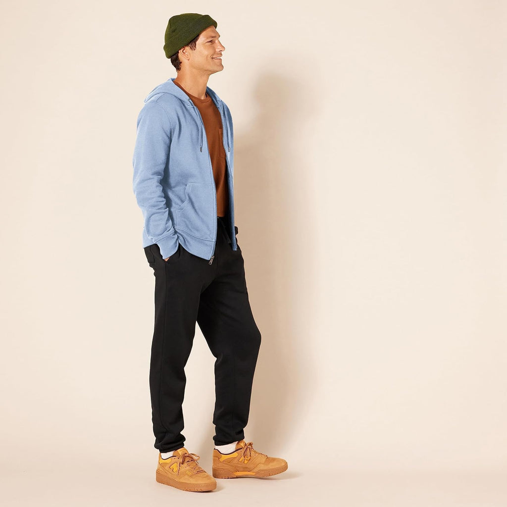 Essentials Men's Full-Zip Fleece Hoodie (Available in Big & Tall)