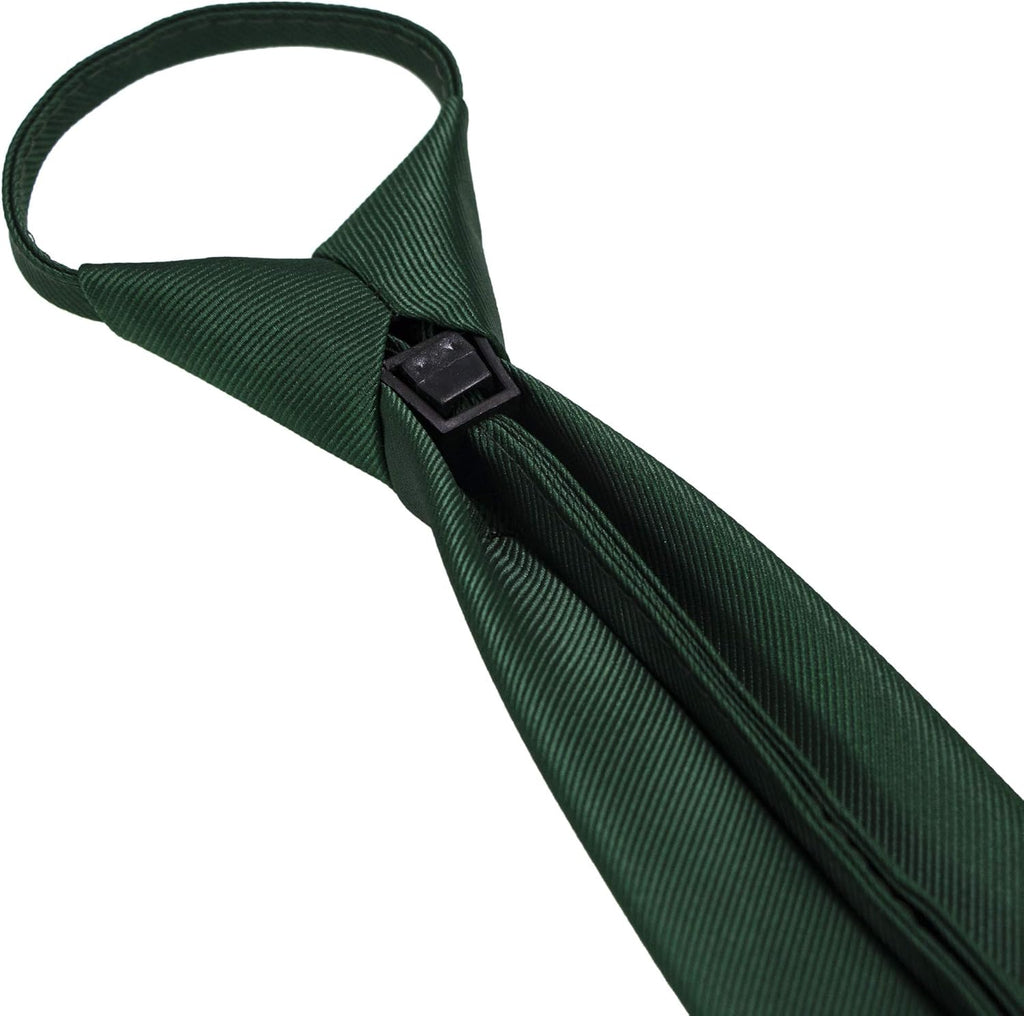 JEMYGINS 3.15“Solid Color Pre-tied Adjustable Necktie for Business and Wedding