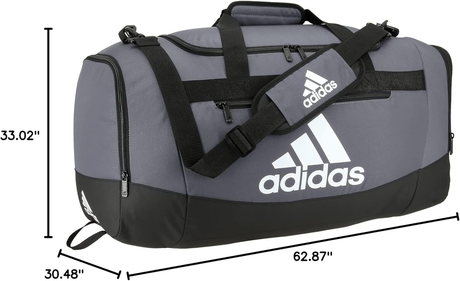 adidas Unisex Adult Defender 4.0 Gym Duffel Bag for Men and Women