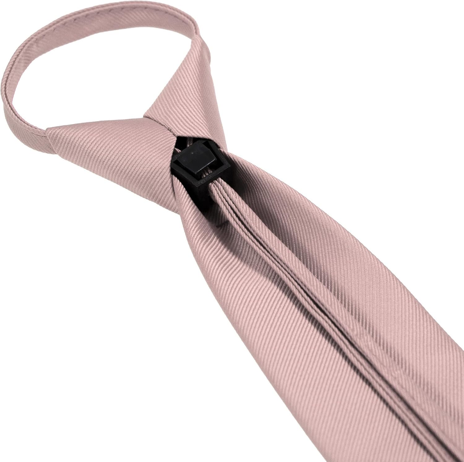 JEMYGINS 3.15“Solid Color Pre-tied Adjustable Necktie for Business and Wedding