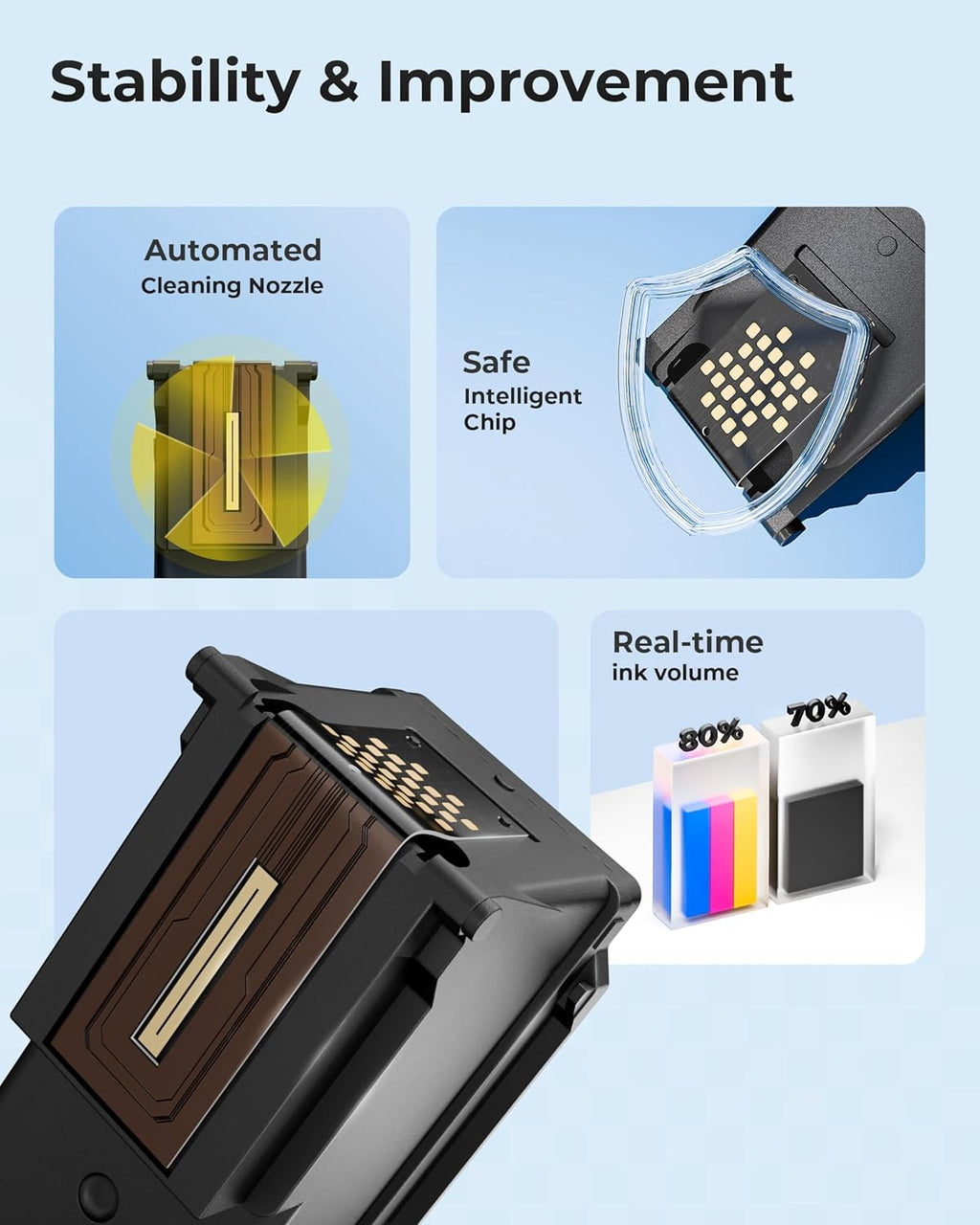 Valuetoner 245XL Ink Cartridge Replacement for Canon 245XL 246XL Combo Pack PG-245XL CL-246XL for Pixma TR4520 TR4527 MG2522 MG2520 MX490 MX492 TS202 TS302 TS3320 MG2920 Printer (Black, Color)