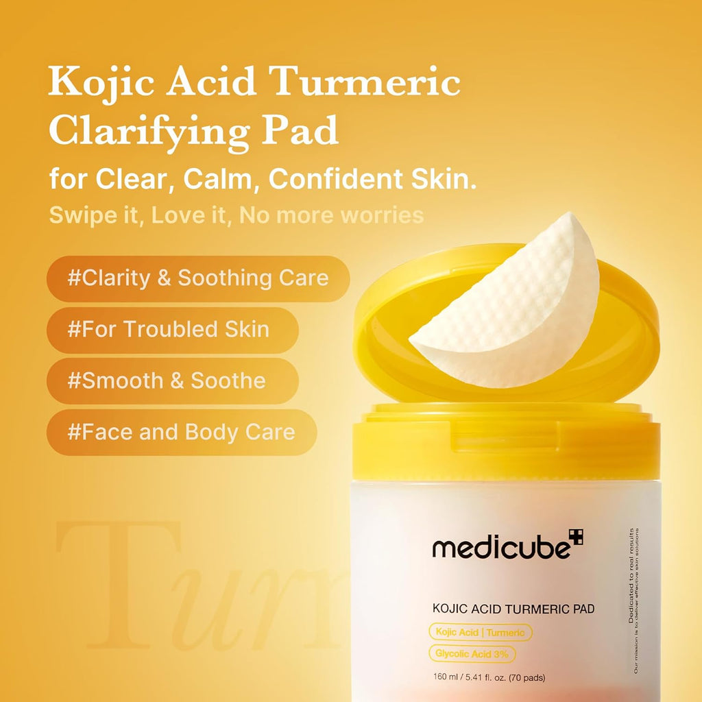 Medicube Zero Pore Pads 2.0, Dual-Textured Facial Toner Pads for Exfoliation and Pore Care with 4.5% AHA Lactic Acid & 0.45% BHA Salicylic Acid, Ideal for All Skin Types, Korean Skin Care (70 units)
