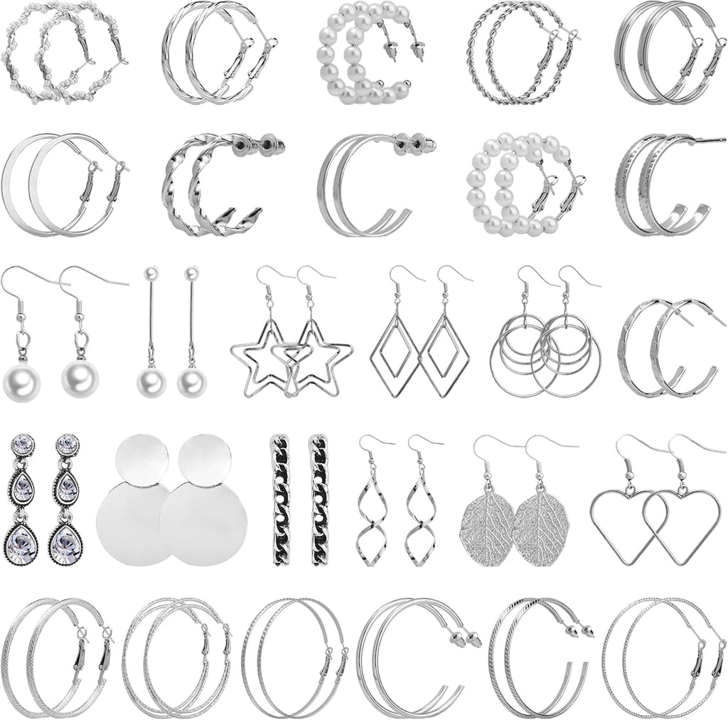 NEWITIN 69 Pieces Gold Jewelry Set for Women Fashion Costume Jewelry Gold Plated Necklace Bracelet Earrings Set for Women