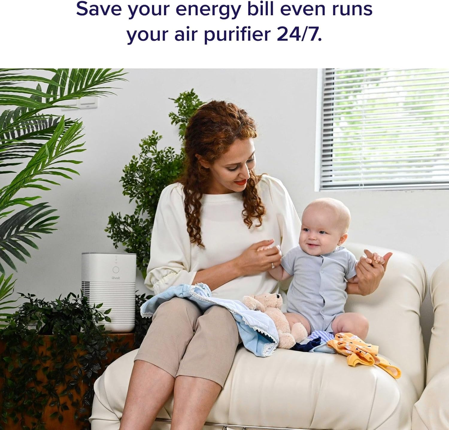 LEVOIT Air Purifiers for Bedroom Home Dorm, 3-in-1 Filter Cleaner with Fragrance Sponge for Better Sleep, Filters Smoke, Allergies, Pet Dander, Odor, Dust, Office, Desktop, Core Mini-P, White