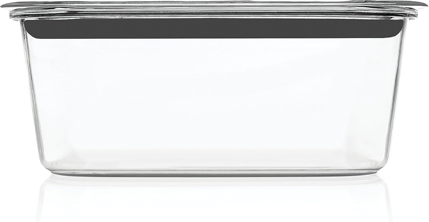 Rubbermaid Brilliance Food Storage Containers BPA Free Airtight Lids Ideal for Lunch Meal Prep & Leftovers Set of 5 (3.2 Cup)