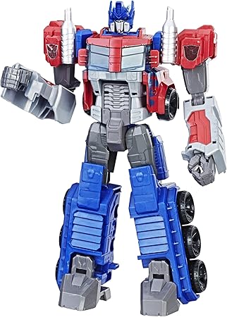 Transformers Toys Heroic Optimus Prime Action Figure - Timeless Large-Scale Figure, Changes into Toy Truck - Toys for Kids 6 and Up, 11-inch (Exclusive)