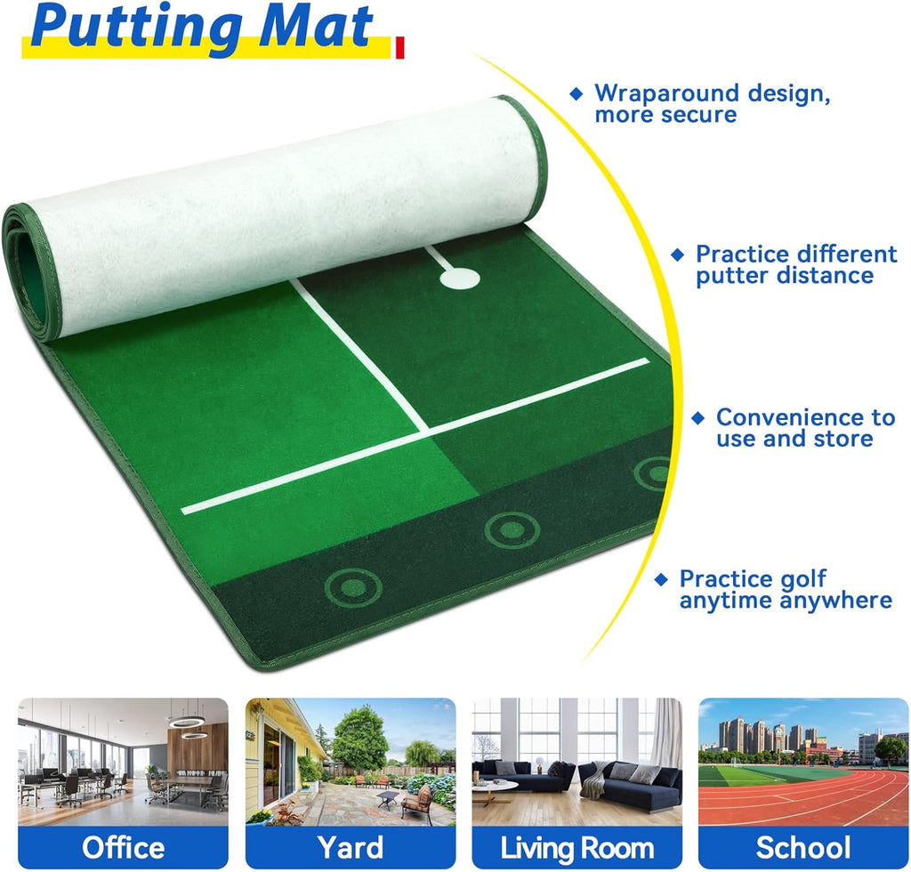 Liberry Toddler Golf Set, Upgraded Kids Golf Cart with Unique Shoulder Strap Design, Indoor and Outdoor Golf Toys for Boys and Girls Aged 1-5 Years Old