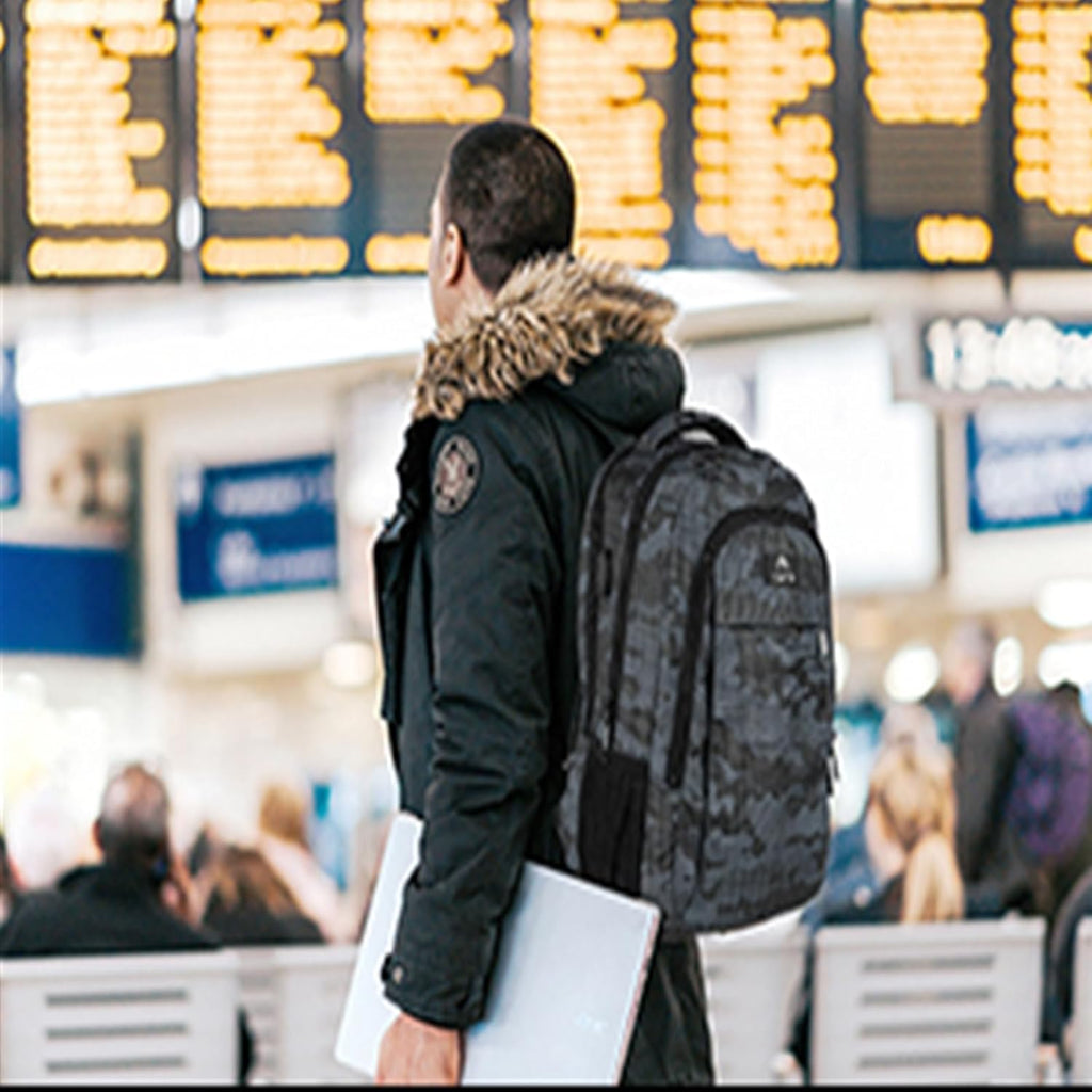 MATEIN Travel Laptop Backpack, Business Anti Theft Slim Sturdy Laptops Backpack with USB Charging Port, Water Resistant College School Computer Bag Gift for Men & Women Fits 15.6 Inch Notebook, Grey