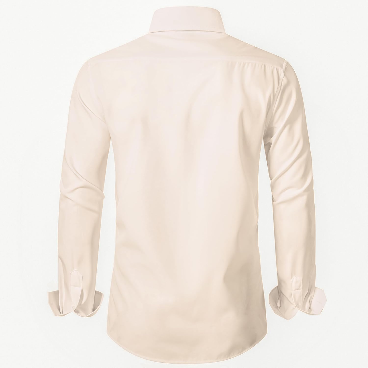 BEILU Stretch Mens Slim Fit Dress Shirts Formal Long Sleeve Button Down Shirts