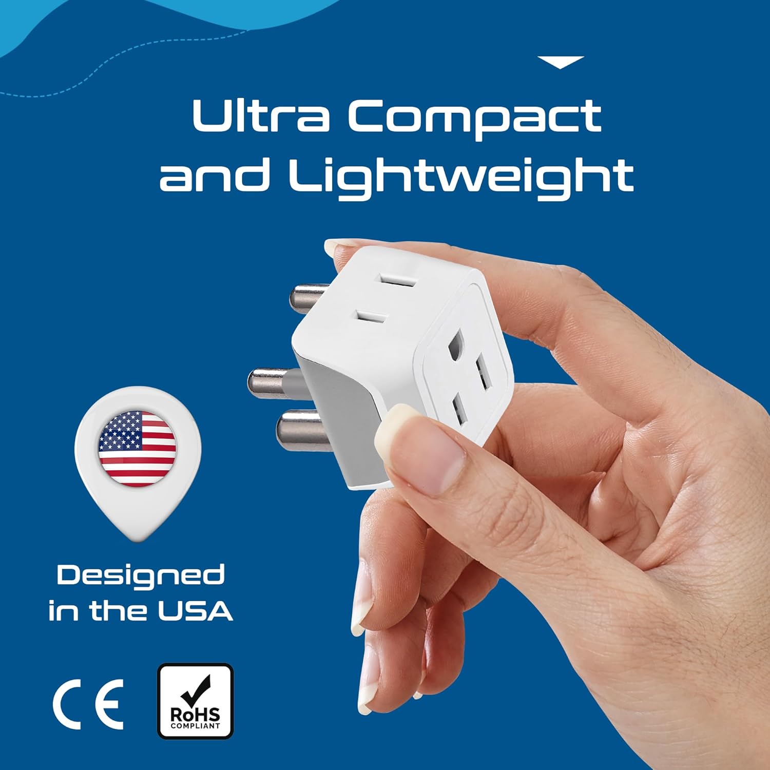 Ceptics Universal Travel Adapter, 35W International Power Adapter with PD & QC 3.0 Dual USB-C, 3 USB Travel Adapter Worldwide, Type I C G A Outlets 110V 220V A/C - EU Euro US UK (11-KU)