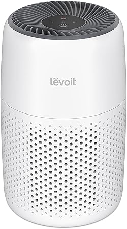 LEVOIT Air Purifiers for Bedroom Home Dorm, 3-in-1 Filter Cleaner with Fragrance Sponge for Better Sleep, Filters Smoke, Allergies, Pet Dander, Odor, Dust, Office, Desktop, Core Mini-P, White