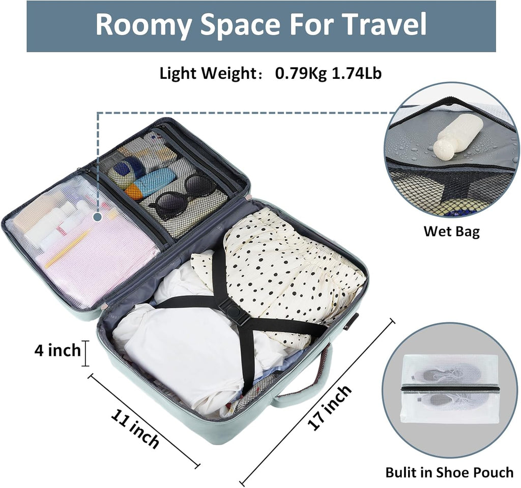 Taygeer Travel Backpack for Women, Carry On Backpack with USB Charging Port & Shoe Pouch, TSA 15.6inch Laptop Mochila Flight Approved, Nurse Bag Casual Daypack for Weekender Business Hiking, Pink