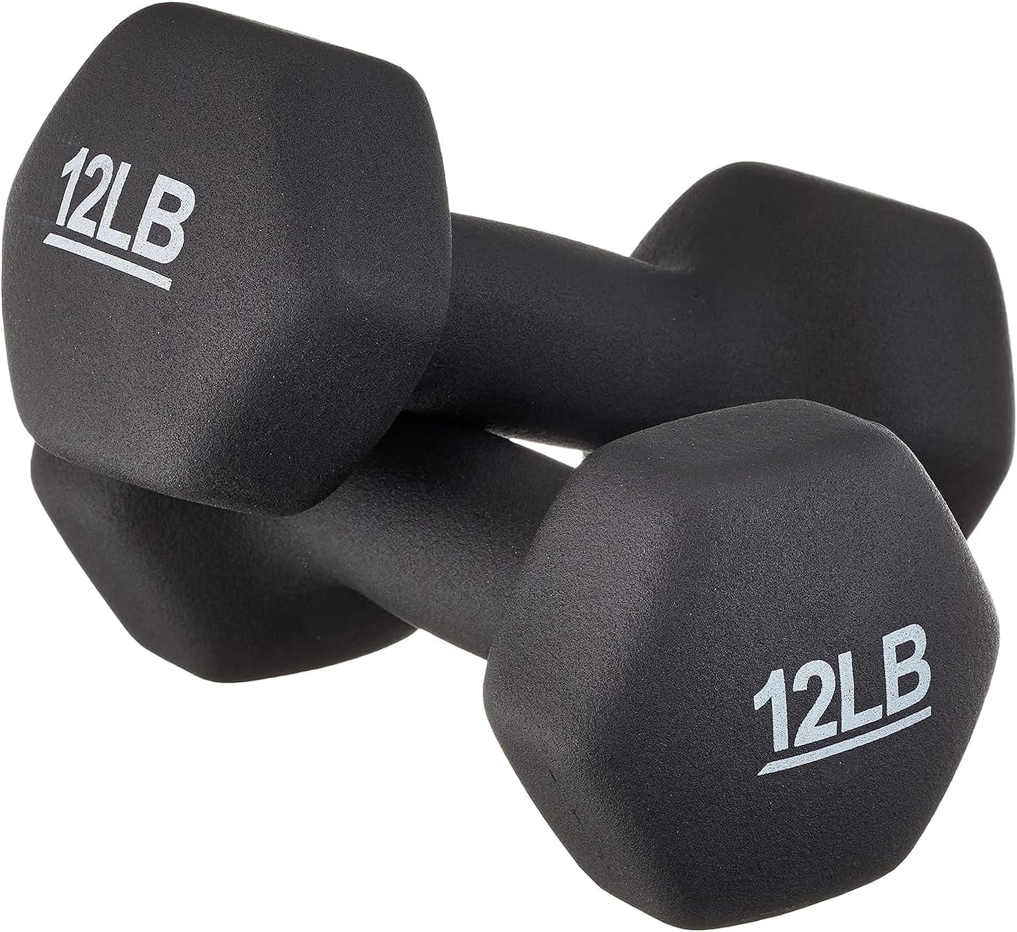 Basics Neoprene Dumbbell Hand Weights for Exercise and Muscle Toning