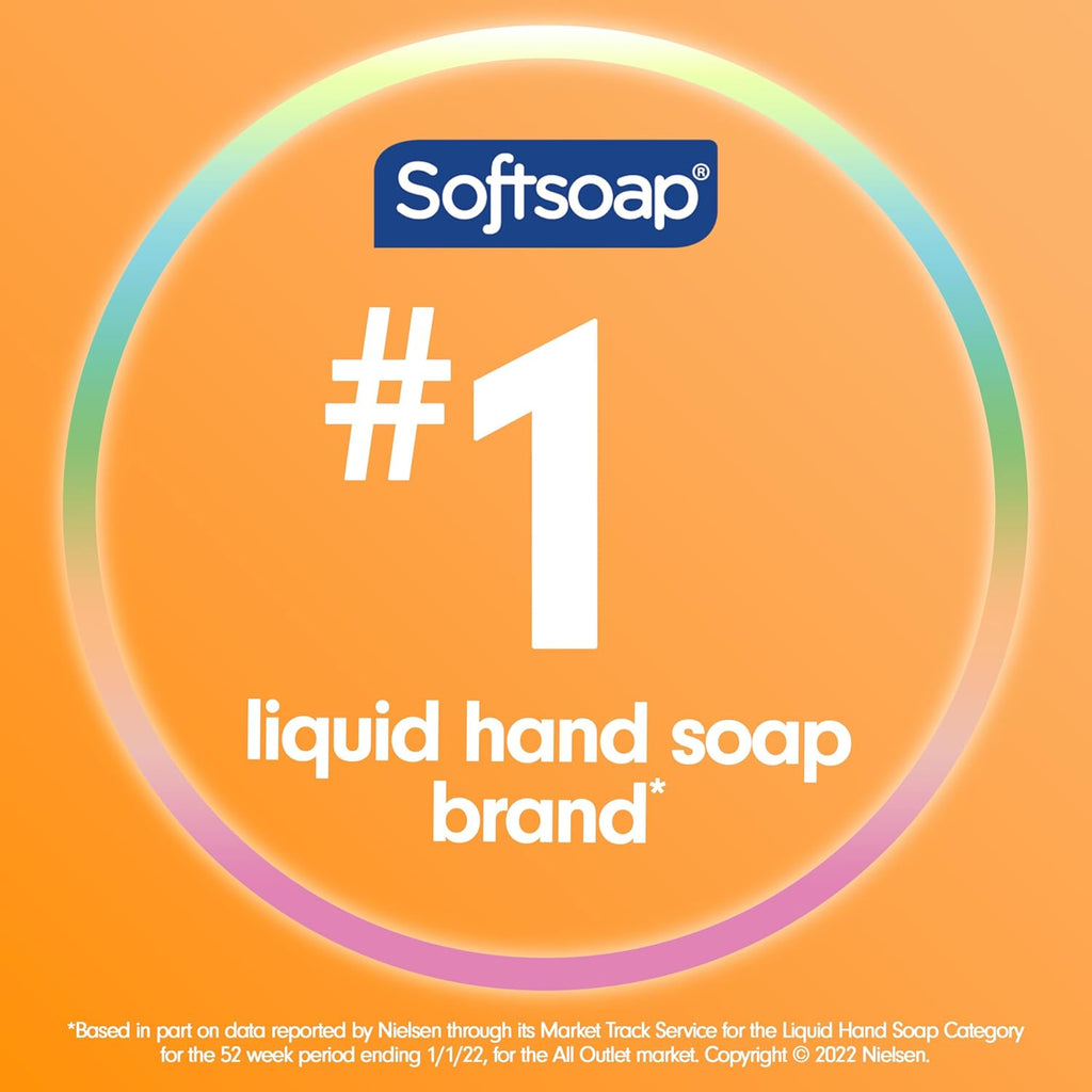 Softsoap Antibacterial Liquid Hand Soap Refill, White Tea & Berry Scented Hand Soap, 50 Ounce(Packaging May Vary)