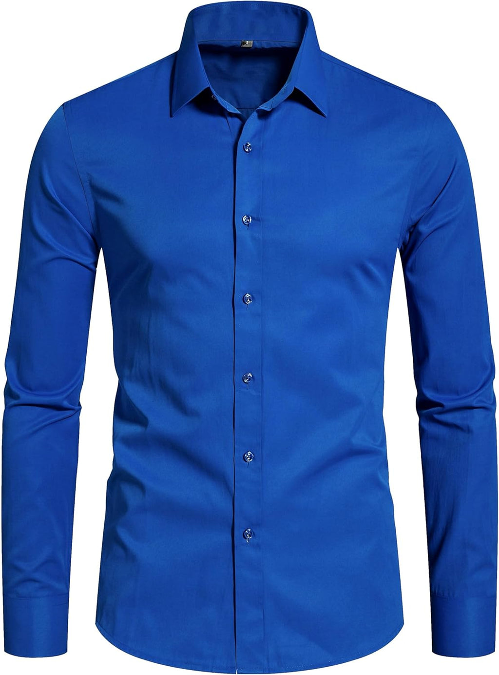 BEILU Stretch Mens Slim Fit Dress Shirts Formal Long Sleeve Button Down Shirts