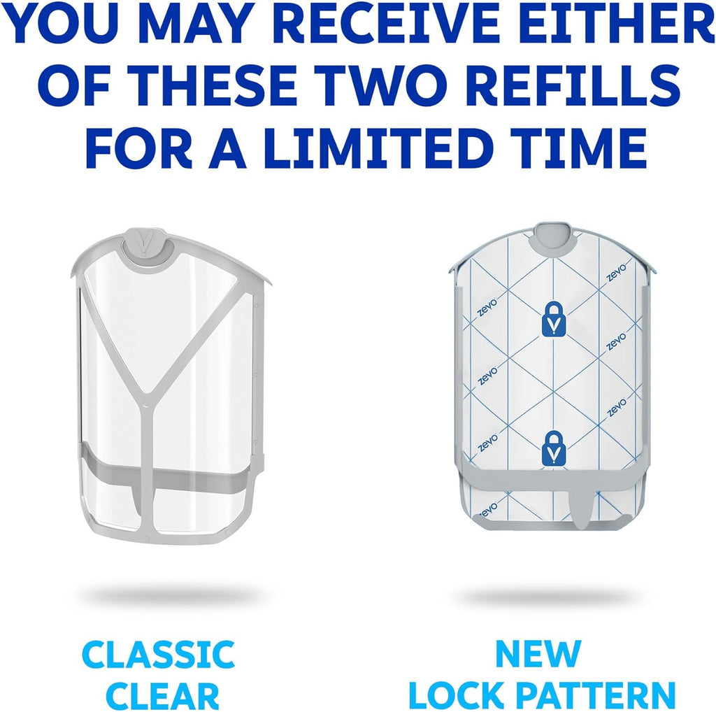 Zevo MAX Bug Catcher & Fly Trap for Indoors - Flying Insect Trap for Gnats, House & Fruit Flies - Use in Any Room - No-Mess Disposal (1 Plug in Base & 2 Cartridges)