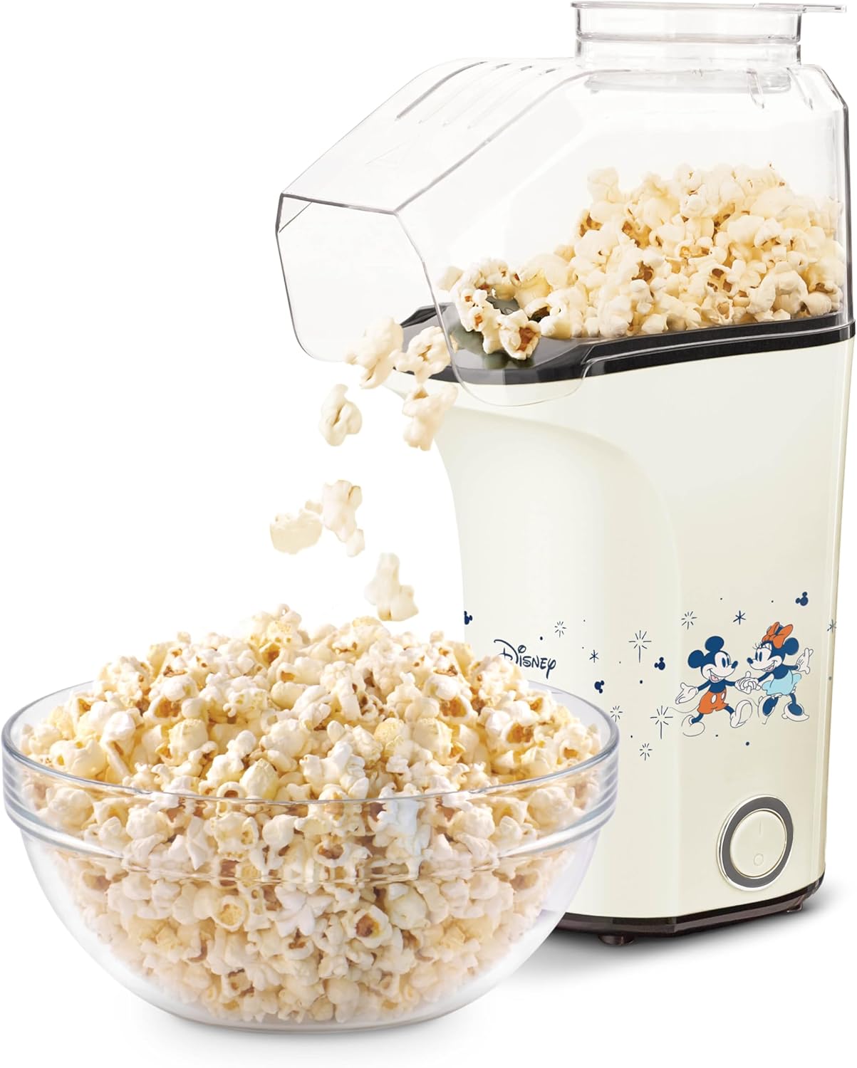 DASH Hot Air Popcorn Popper Maker with Measuring Cup to Portion Popping Corn Kernels + Melt Butter, 16 Cups - Aqua