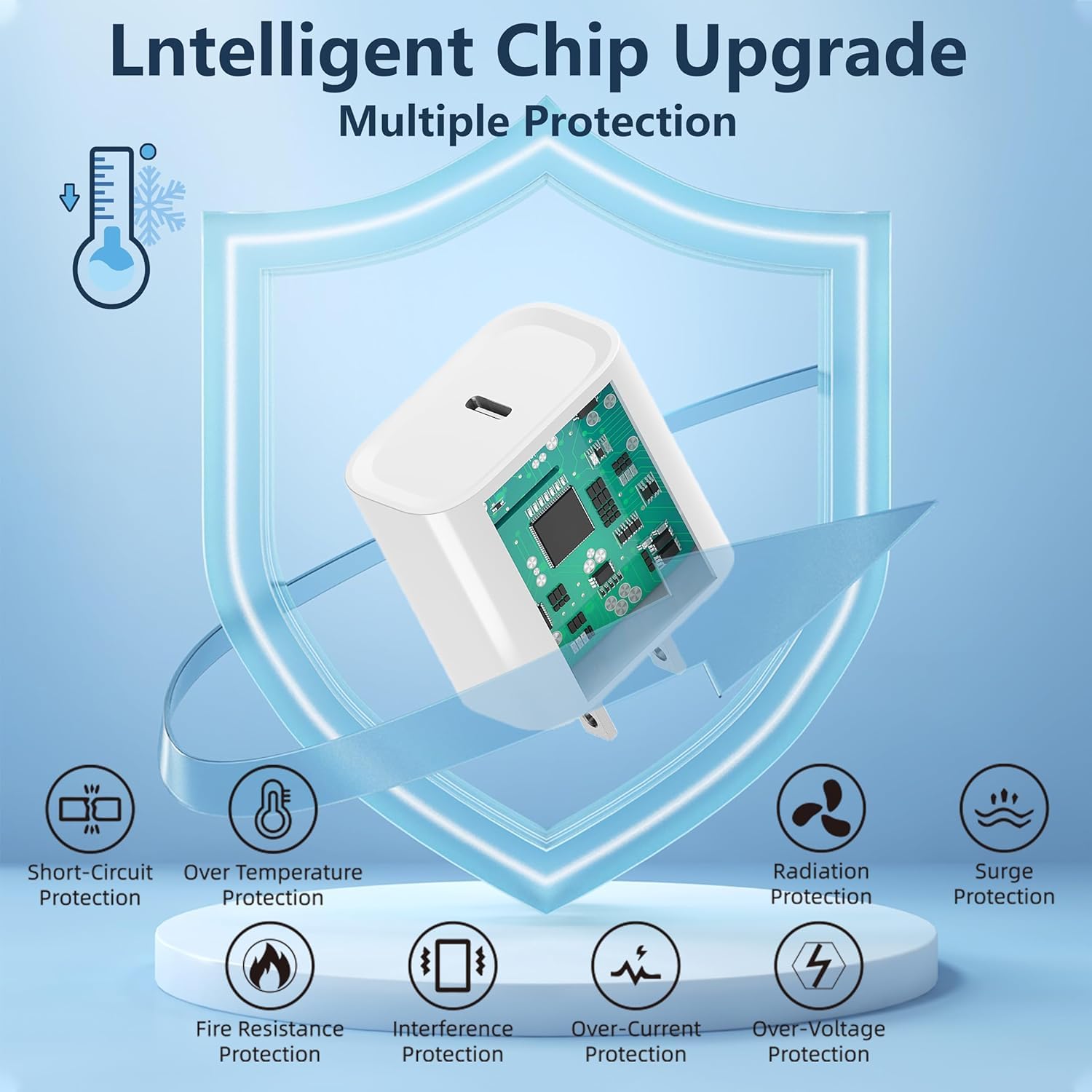 Fast iPhone Charger, iPhone Charger Fast Charging 2Pack Quick Chargers 6ft Long USB C to Lightning Cable Quick Charging Cord USB Charge Block Adapter for iPhone 14 Plus/14 ProMax/13 Mini 12/11/XS/iPad