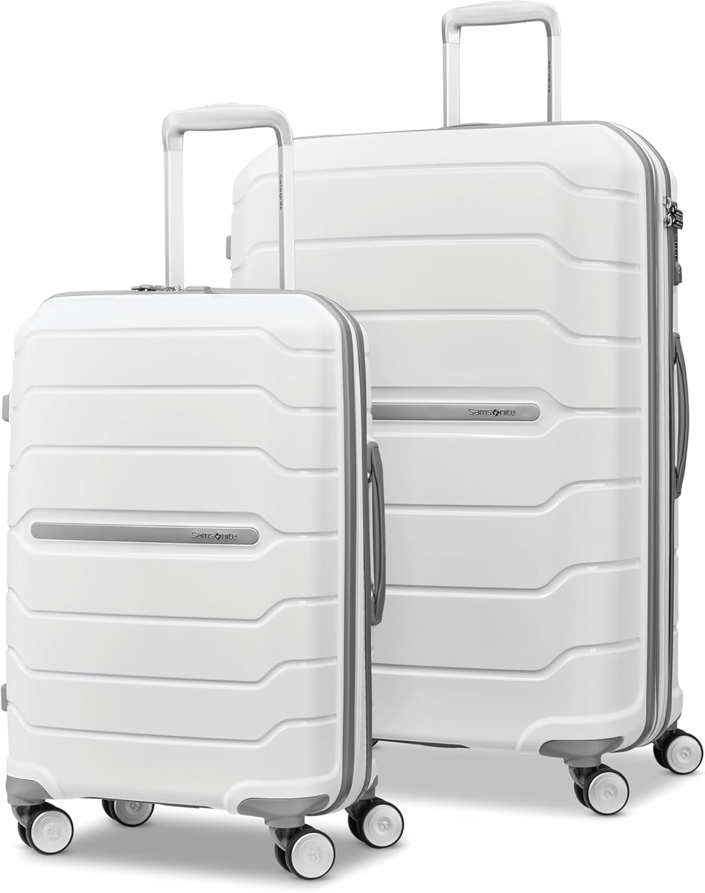 Samsonite Freeform Hardside Carry-On Luggage with Spinner Wheels - Hardshell Suitcase - TSA, Airline-Approved - Expandable Hard Shell, Smooth Rolling Wheels for Lightweight Travel - Navy