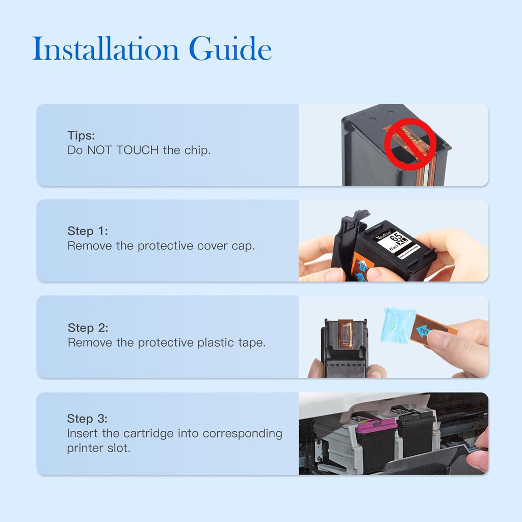 Valuetoner 245XL Ink Cartridge Replacement for Canon 245XL 246XL Combo Pack PG-245XL CL-246XL for Pixma TR4520 TR4527 MG2522 MG2520 MX490 MX492 TS202 TS302 TS3320 MG2920 Printer (Black, Color)