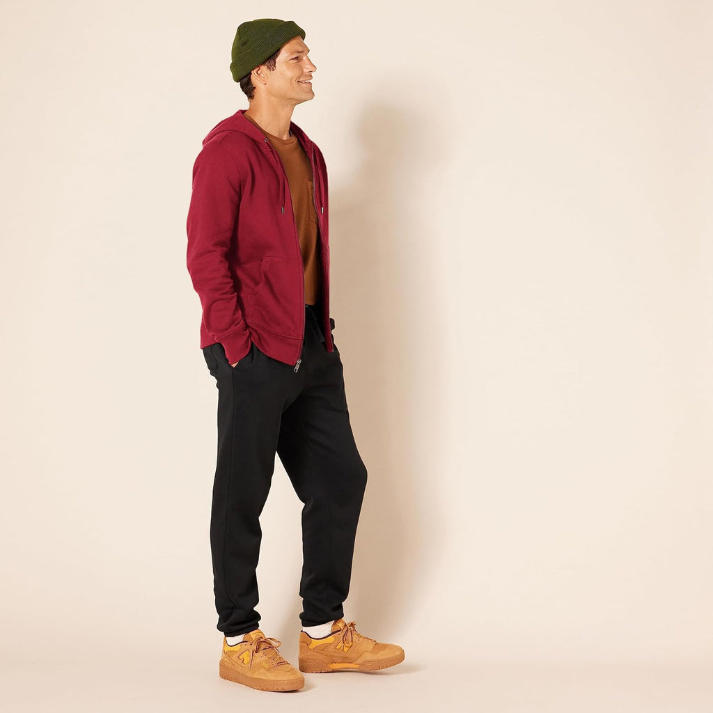 Essentials Men's Full-Zip Fleece Hoodie (Available in Big & Tall)