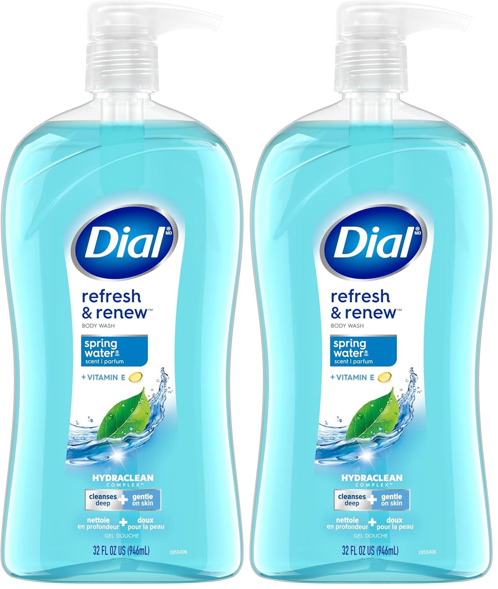 Dial Body Wash, Refresh & Renew Spring Water, 32 fl oz