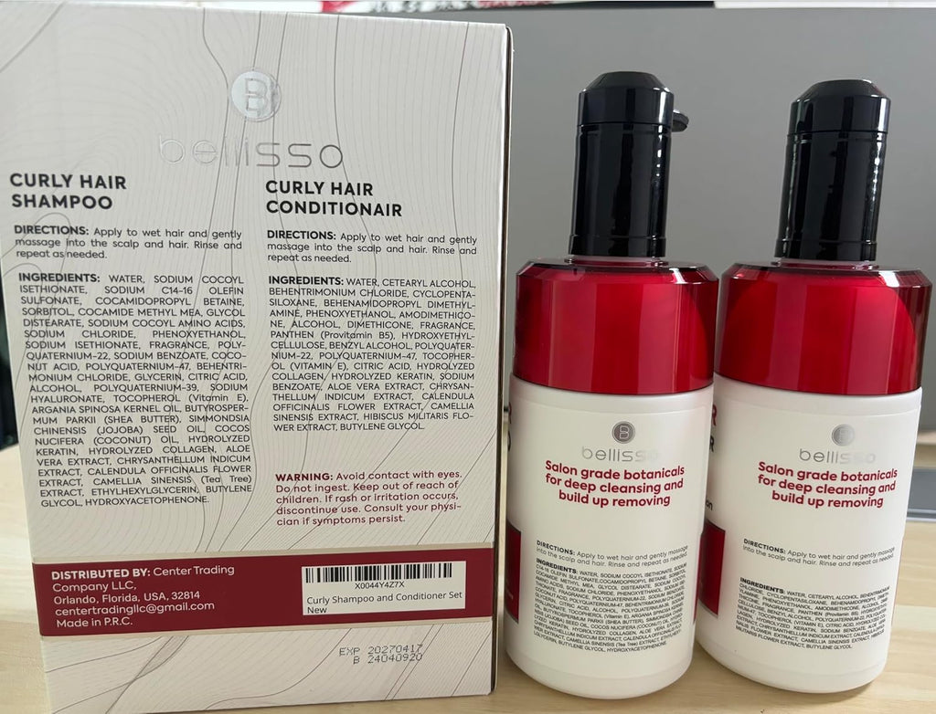 Biotin Shampoo and Conditioner Set - Sulfate and Paraben Free Treatment for Men and Women - Hair Thickening Volumizing Products to Help Boost Thinning Hair with Added Keratin