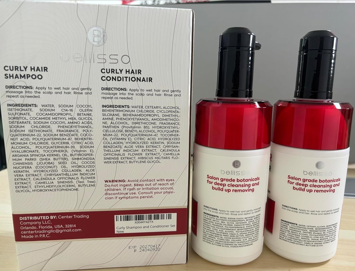 Biotin Shampoo and Conditioner Set - Sulfate and Paraben Free Treatment for Men and Women - Hair Thickening Volumizing Products to Help Boost Thinning Hair with Added Keratin