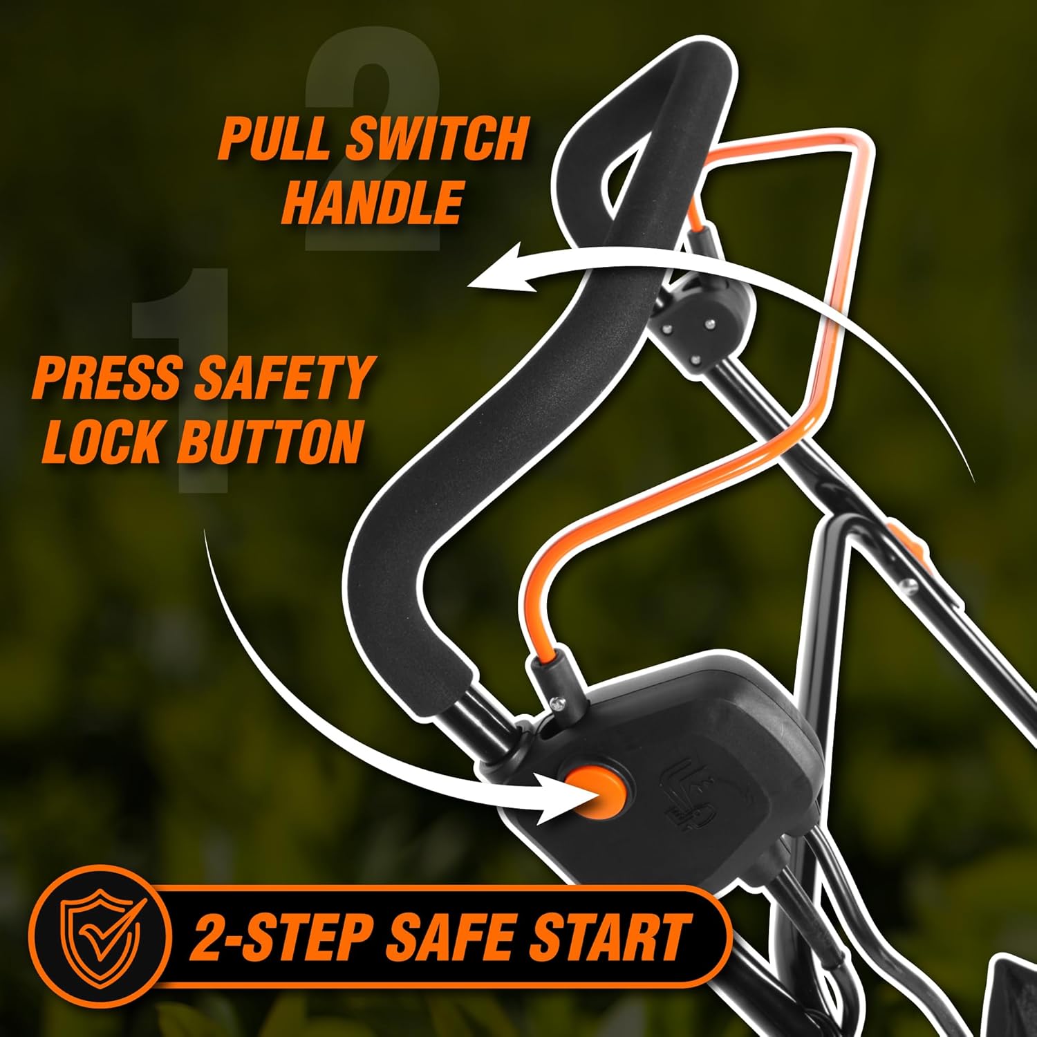 WEN DT1516 16-Inch 15-Amp 2-in-1 Electric Dethatcher and Scarifier with Collection Bag, Black