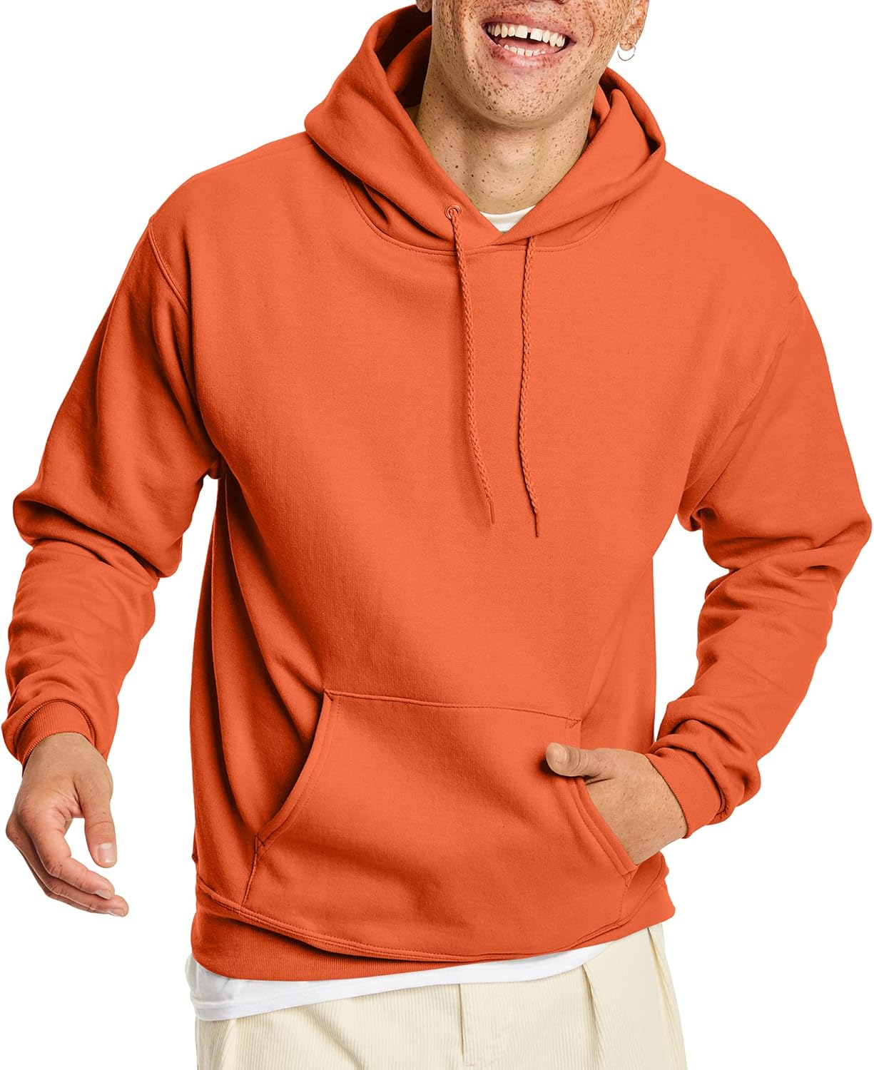 Hanes mens Hoodie, Ecosmart Fleece Hoodie, Hooded Sweatshirt for Men