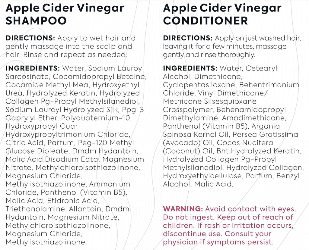 Biotin Shampoo and Conditioner Set - Sulfate and Paraben Free Treatment for Men and Women - Hair Thickening Volumizing Products to Help Boost Thinning Hair with Added Keratin