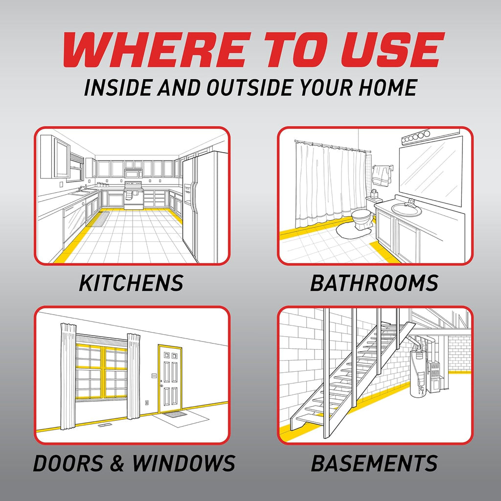 Ortho Home Defense Max Indoor Insect Barrier with Extended Reach Comfort Wand, Kills Ants, Roaches, Spiders, Fleas and Ticks, 1 gal.